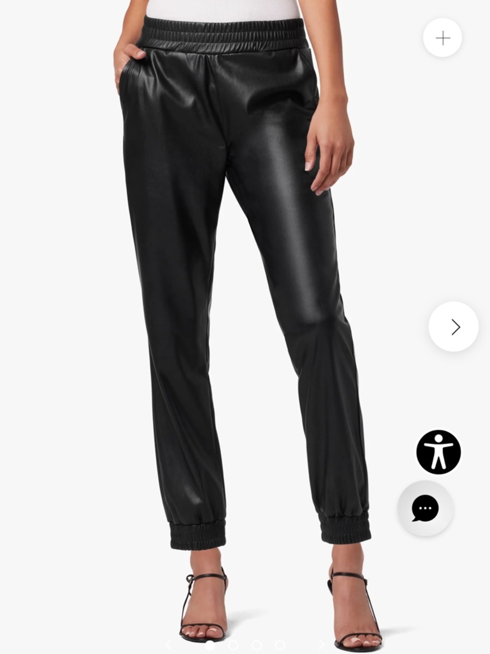 NWT Joe’s Jeans Vegan Leather Jogger